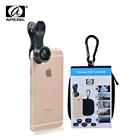 Набор объективов APEXEL 5 в 1, объектив рыбий глаз, широкоугольный макрообъектив, телефото 2X CPL, объектив для телефона с зажимом для iPhone 6, 7, xiaomi, мобильные телефоны DG5