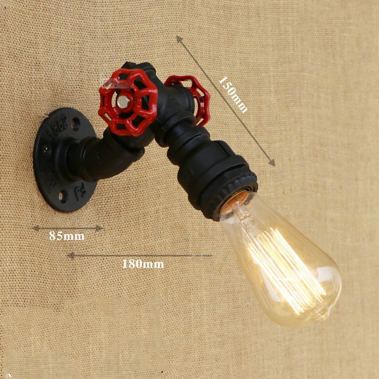 Винтажный светильник E27 Edison, настенный светильник для помещений, промышленный светильник lofe, паровой панк, прикроватный светильник для лестницы, коридора, кафе, настенный светильник scoce bra