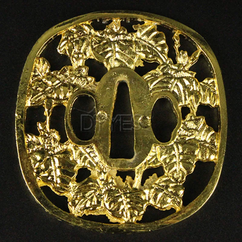 Сплав японские аксессуары для мечей Tsuba Красивая защита для катаны вакизаши Танто 3,2 см ширина(около хабаки) лезвие Al01-Al32