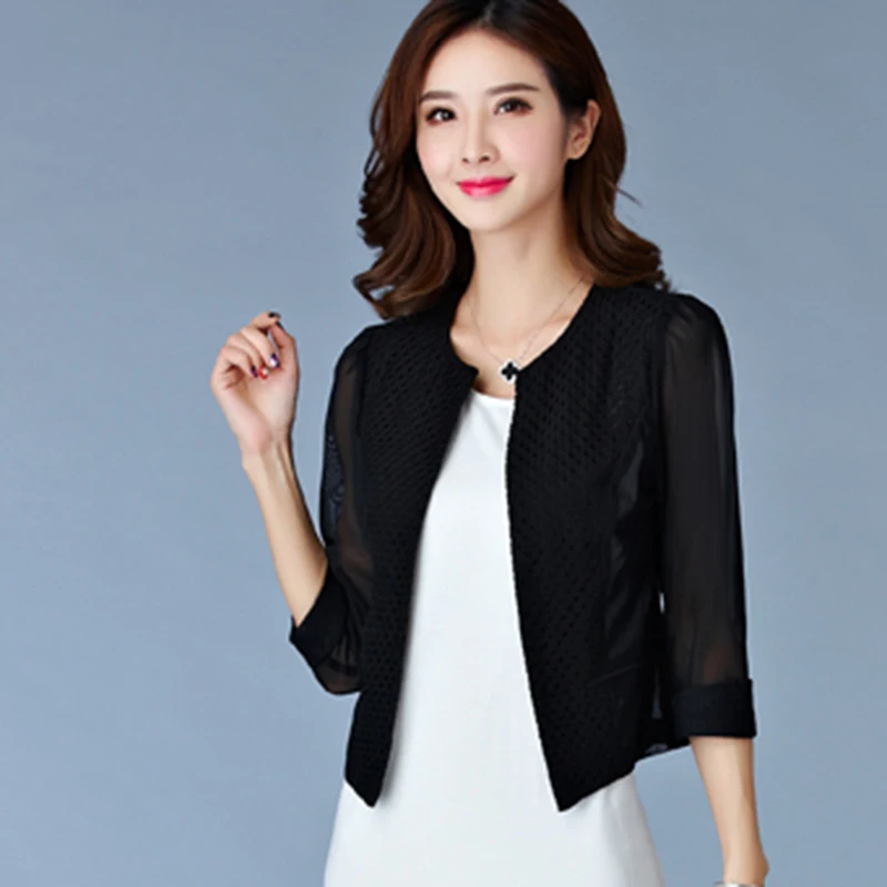 Весна-Осень 2020 Женский блейзер тонкий короткий темпераментный костюм