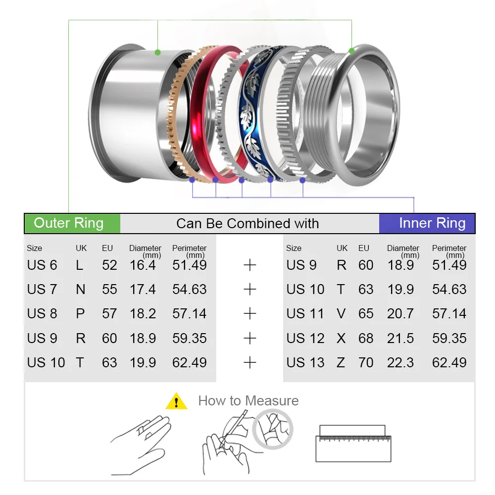 Floya повседневные кольца для женщин обручальное кольцо из нержавеющей стали