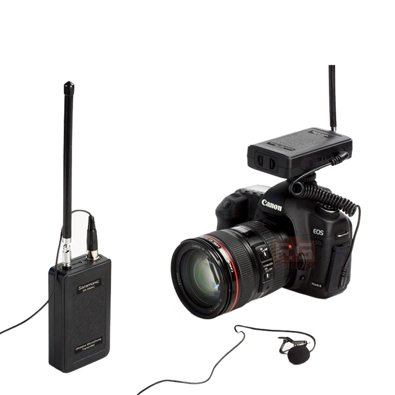 Горячая Saramonic SR-WM4C WM4C беспроводной петличный микрофон системы для Canon 6D 600D 5D2 5D3 Nikon D800 sony DV GoPro Hero 3 3+ 4