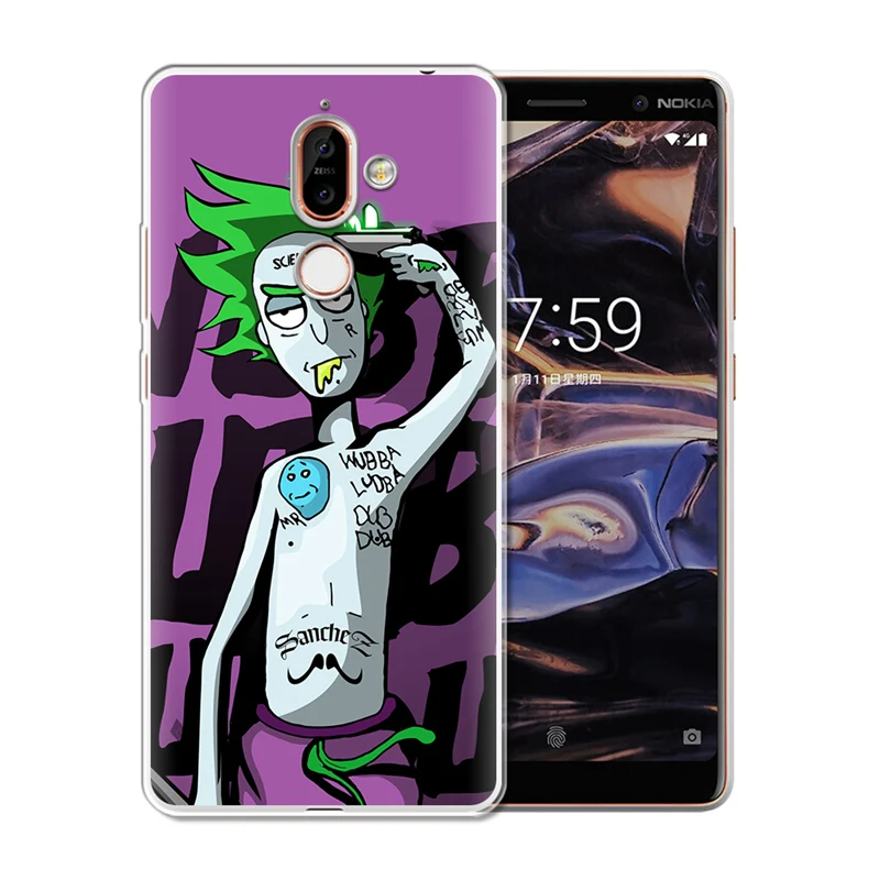Модный чехол для телефона Nokia 6 1 Plus 7 8 9X3X6X7 2018 Мягкий силиконовый из ТПУ etui comedy Luxury