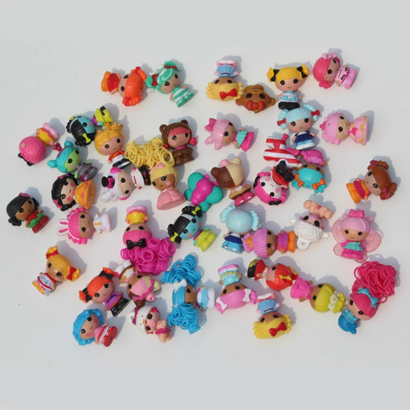 Фигурки lalaloopsy 10 шт./лот 3 см содержит куклы русалки мини фигурки для девочек аниме