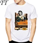 2019 летняя Модная ретро-футболка с кубинским дизайном с Che Guevara  A Car, мужские высококачественные индивидуализированные топы, хипстерская футболка