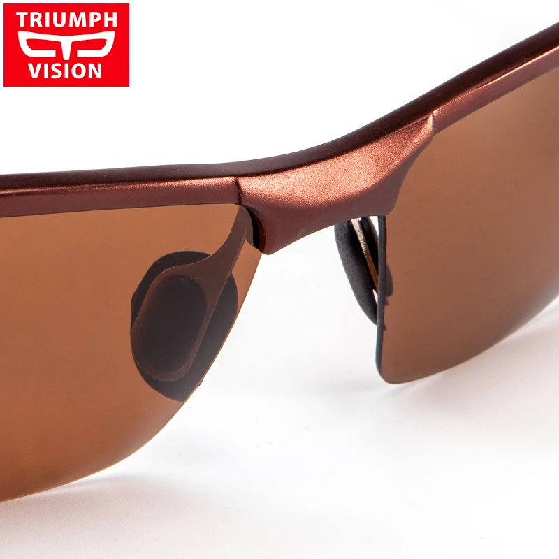 Солнцезащитные очки TRIUMPH VISION Мужские поляризационные роскошные алюминиево