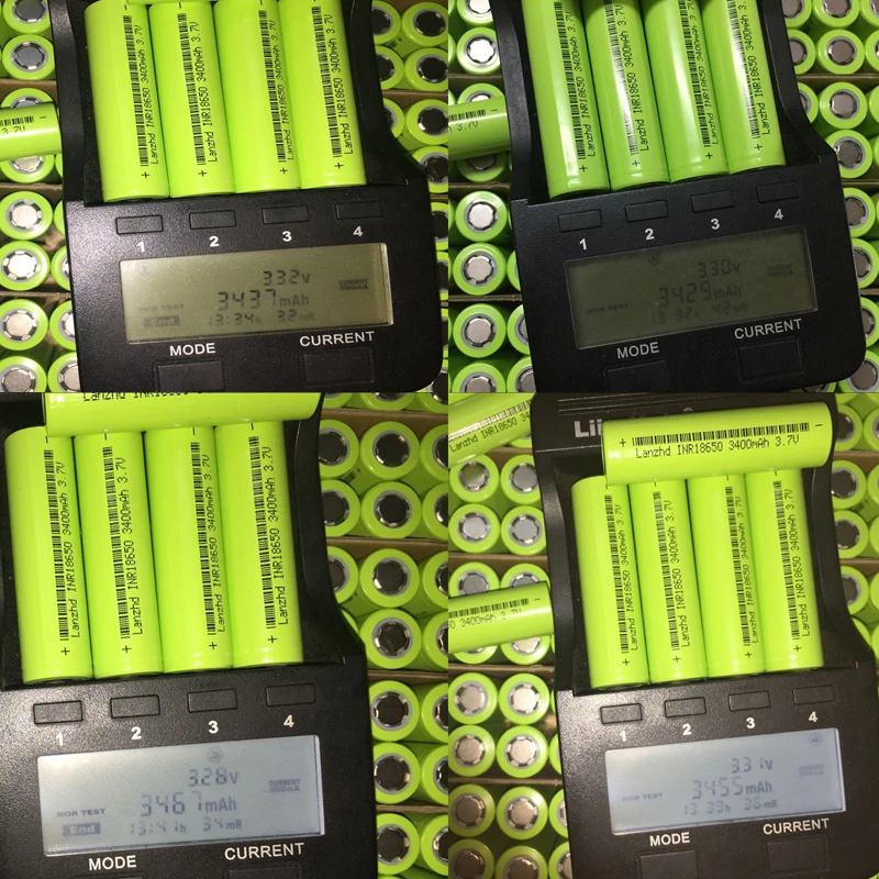 40-400 шт Новый 18650 3 7 V 3400mAh оригинальный INR18650 литий-ионный аккумулятор 30a для