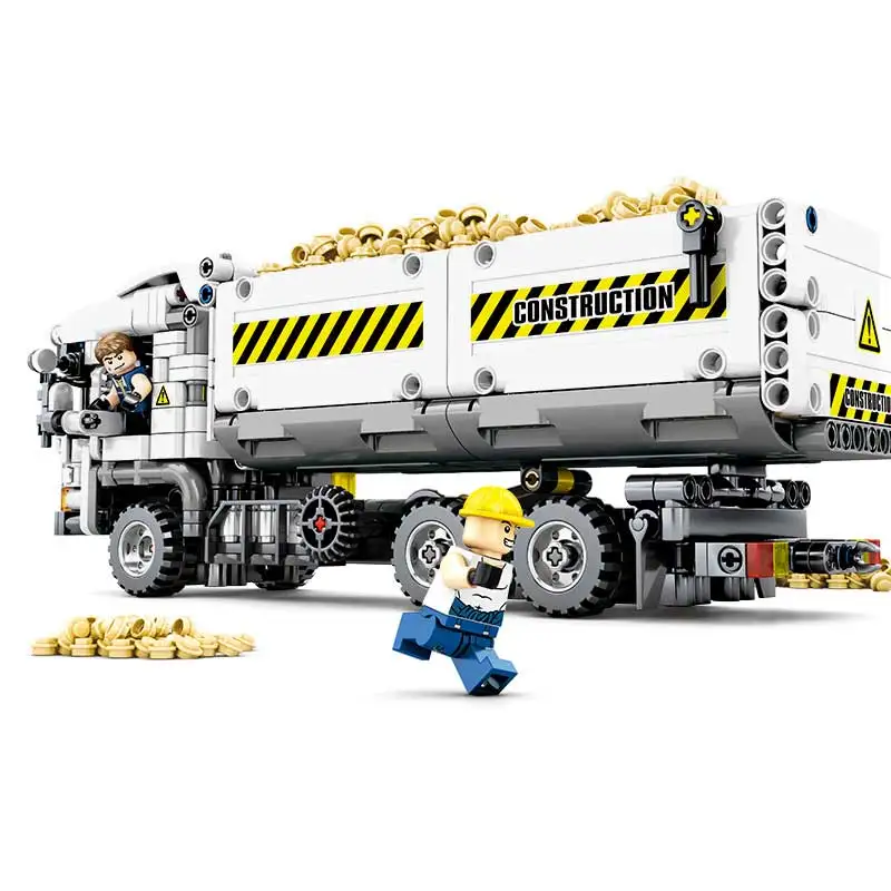 799 шт. развивающие строительные блоки серии Technic Truck City Engineering игрушки для детей