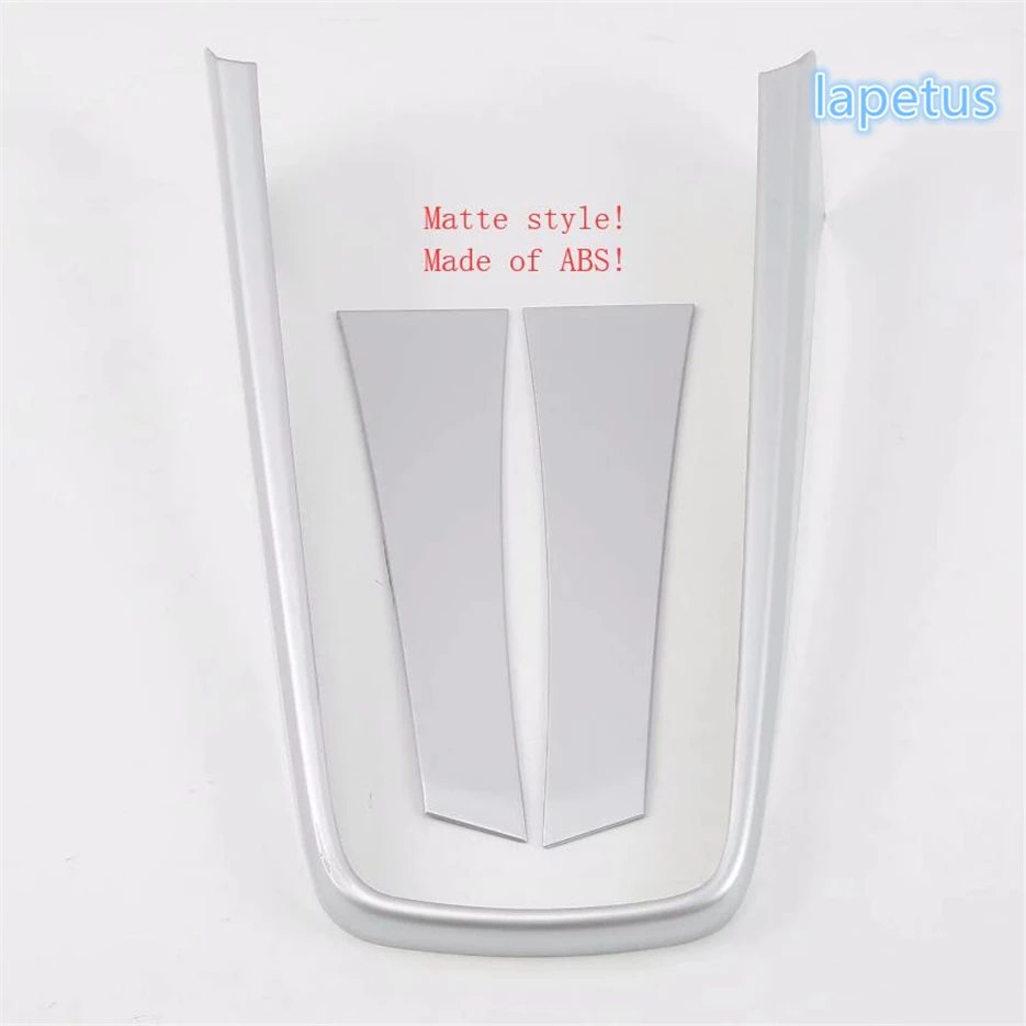 Декоративная рамка для панели переключения передач Lapetus матовая красная из