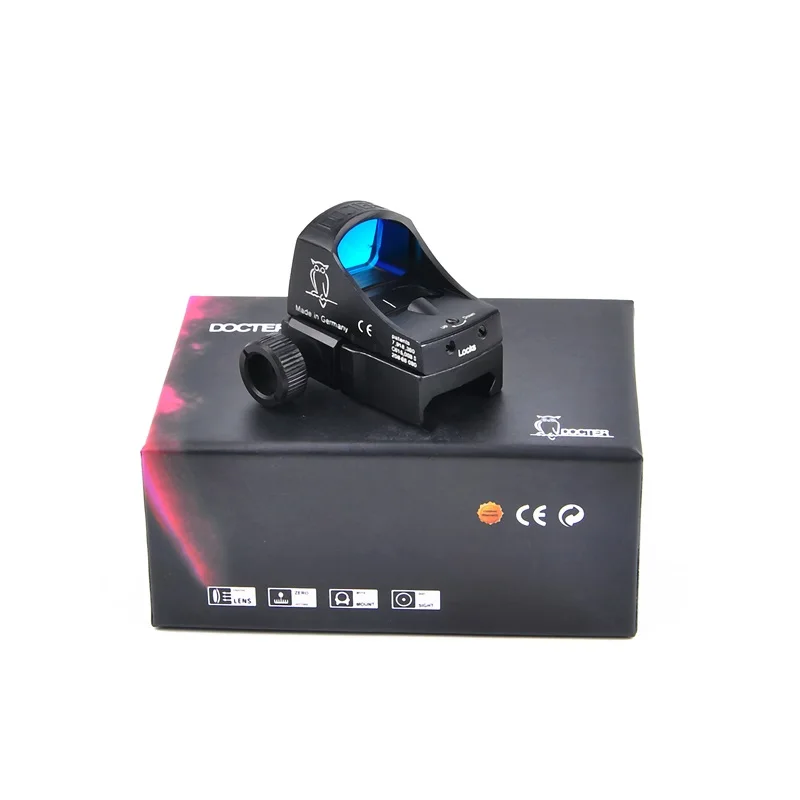 Docter Dot Doctor Sight ||| Red Dot Rifle Scope Micro Dot Reflex Holographic Dot Sight Optics Hunting Scopes Airsoft Rifle Mini Dot - Цвет: Docter Dot