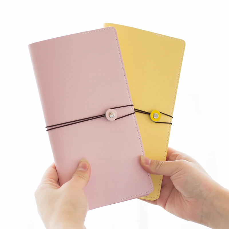 Милый дорожный дневник из искусственной кожи 4 цвета макарон|notebook classic|notebook