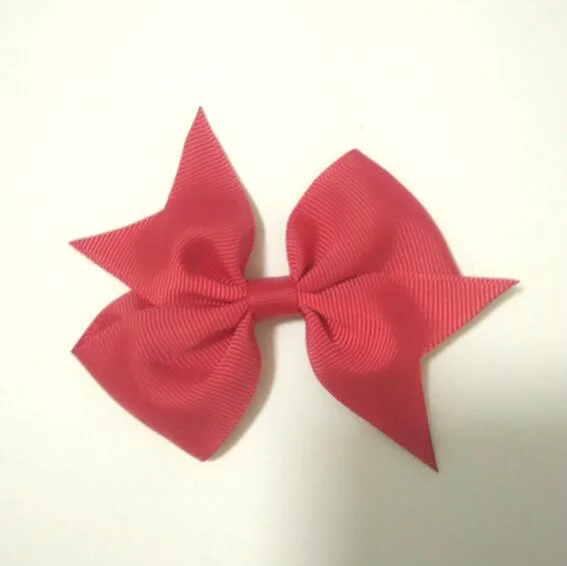 

Free Shipping 200pcs/lot 3.5 inch Red Grosgrain Ribbon Hair Clip for Kids Toddlers