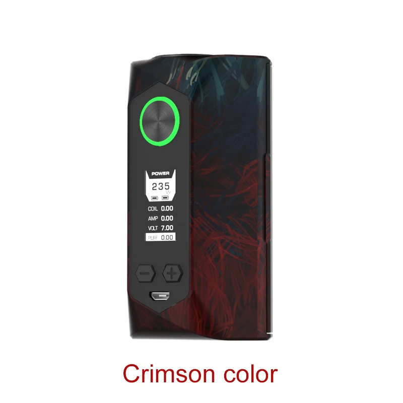 crimson Geekvape лезвие mod 235 Вт с авиационного Материал лезвия коробка для лезвий мод Поддержка 18650 20700 21700 Батарея vs сайлонов - Цвет: crimson