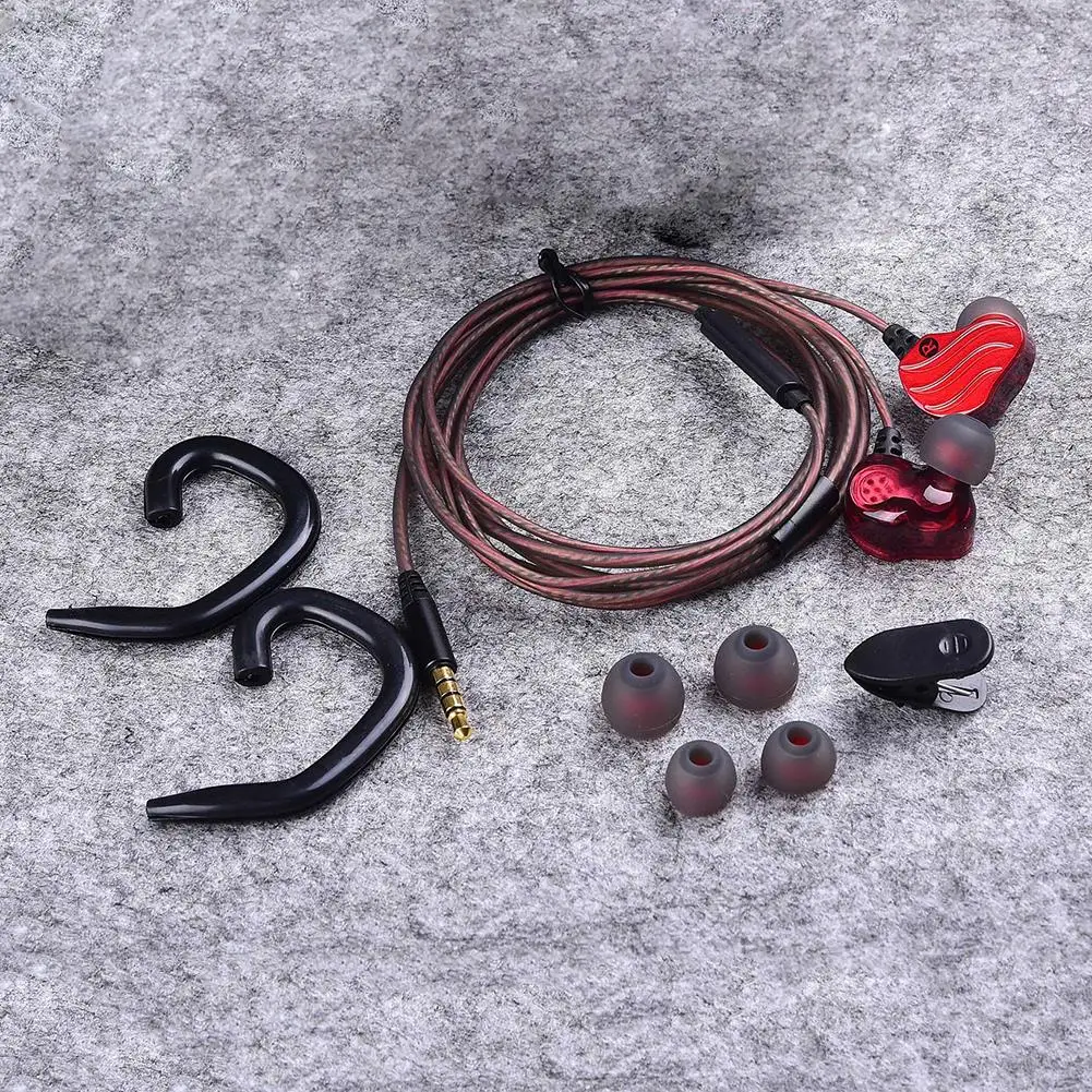 Двойные драйверы проводной In Ear наушники с функцией превосходной передачи басов