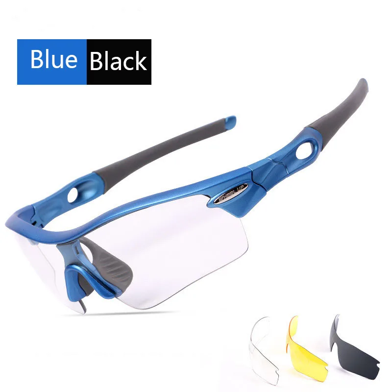 Фотохромные велосипедные очки солнцезащитные fietsbrillen occhiali mtb lunette cyclisme 2017