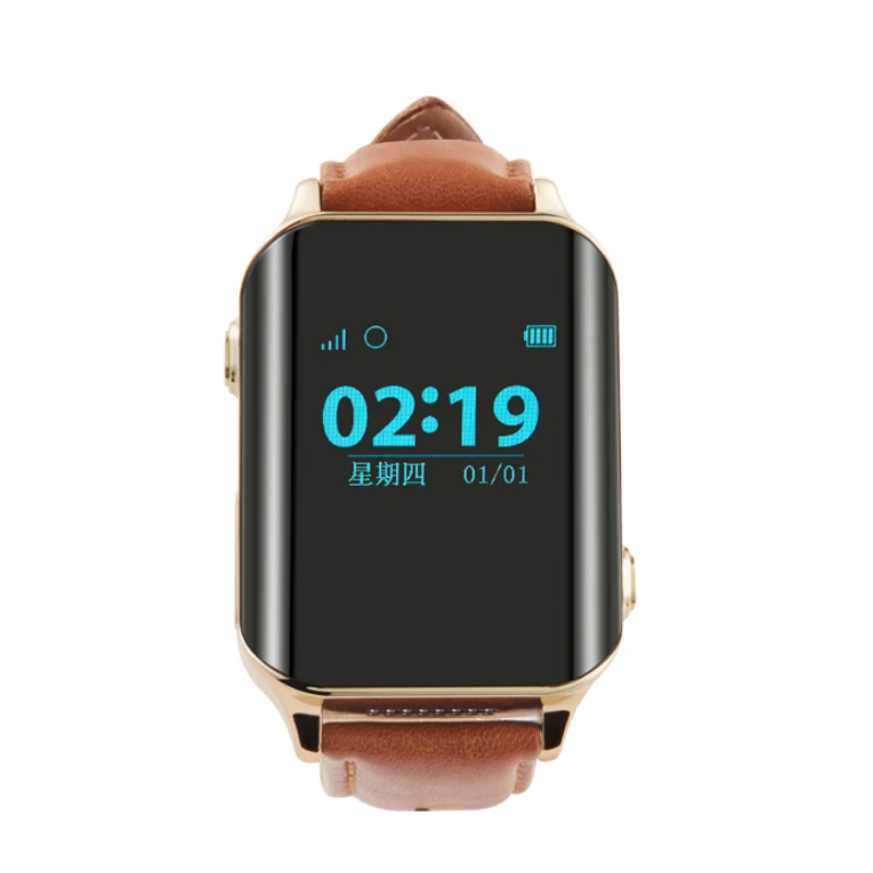 Oraginal Смарт часы для мужчин Люкс Бизнес кожаный ремешок Smartwatch gps для мужчин GSM локатор трекер анти-потеря часы iOS Android