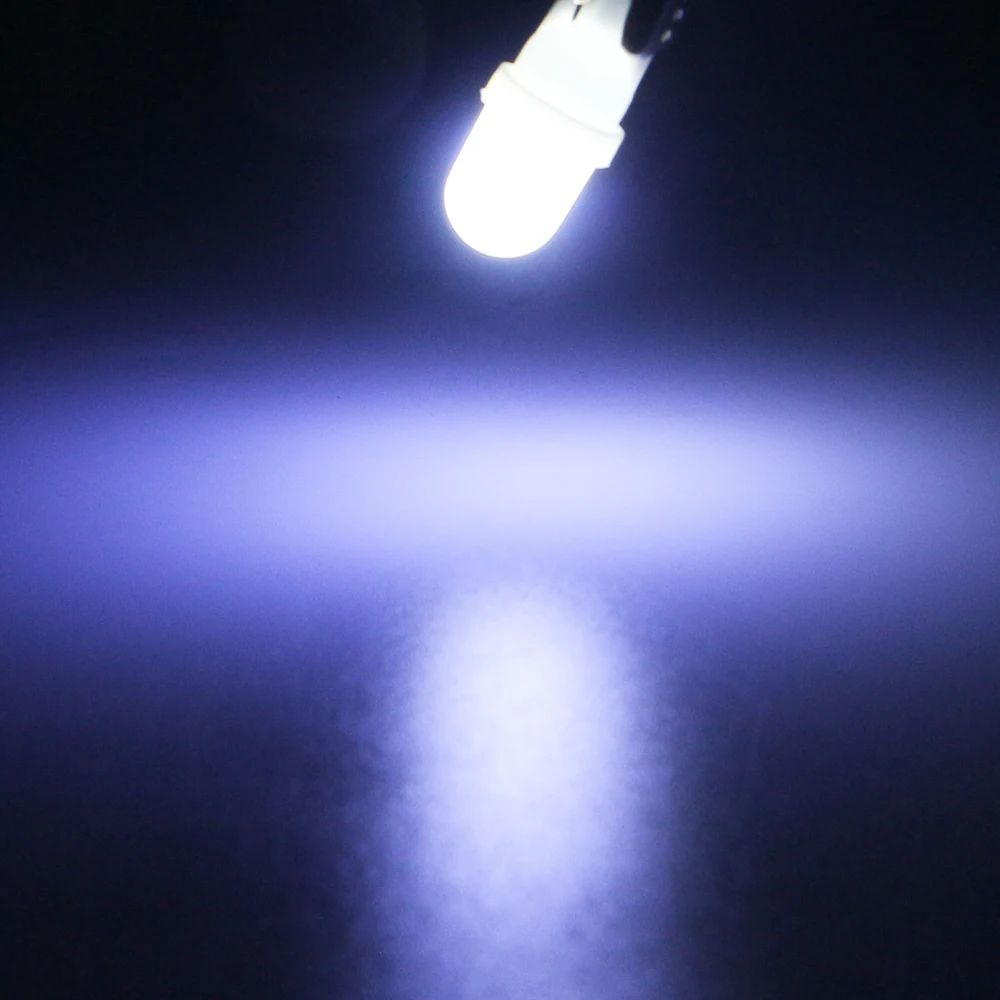 YM E Bright 10 50 100шт 12В T10 COB 1 SMD СВЕТОДИОДНЫЙ 194 168 W5W Приборная панель автомобиля