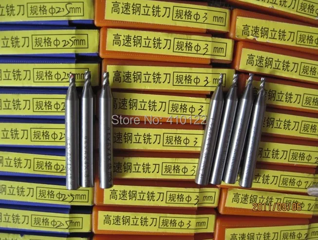 2 5 мм HSS концевые фрезы используемые для резки ключей запчасти слесарные