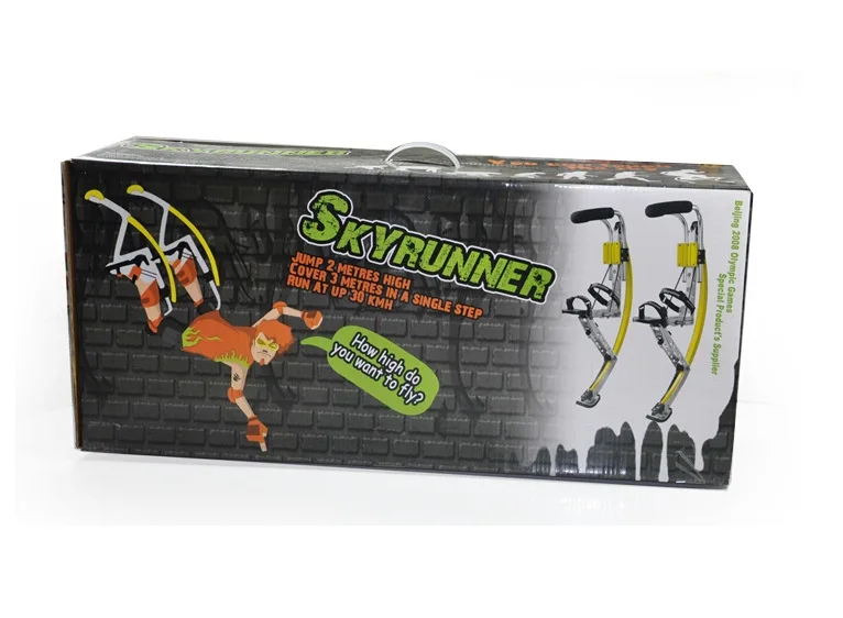 Skyrunner (вес 155 ~ 200 фунтов/70 90 кг) для взрослых серебристый цвет прыгающие