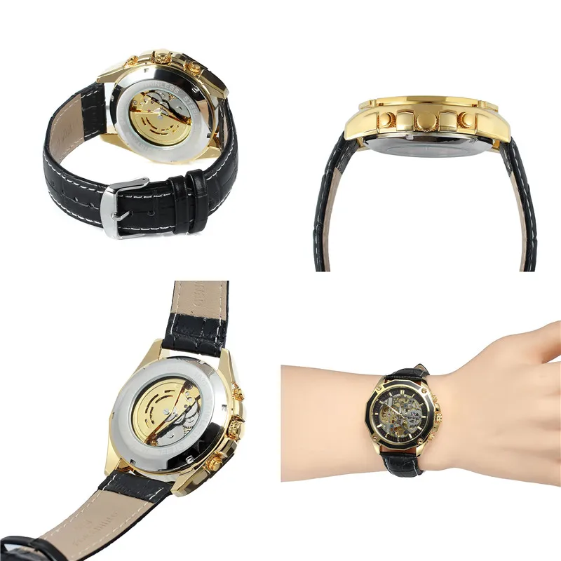 Часы наручные FORSINING Мужские автоматические брендовые Роскошные Механические