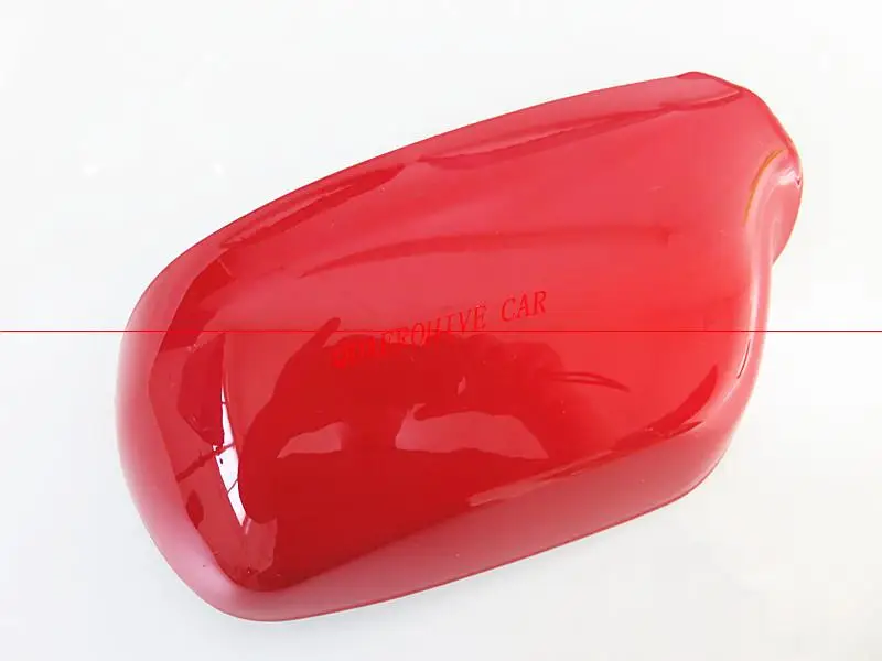 red whole set QDAEROHIVE, боковое зеркало, крышки, хромированная дверная зеркальная крышка, высокое качество, автомобильный Стайлинг для Mazda 3 M3 2003-2009 - Цвет: red whole set