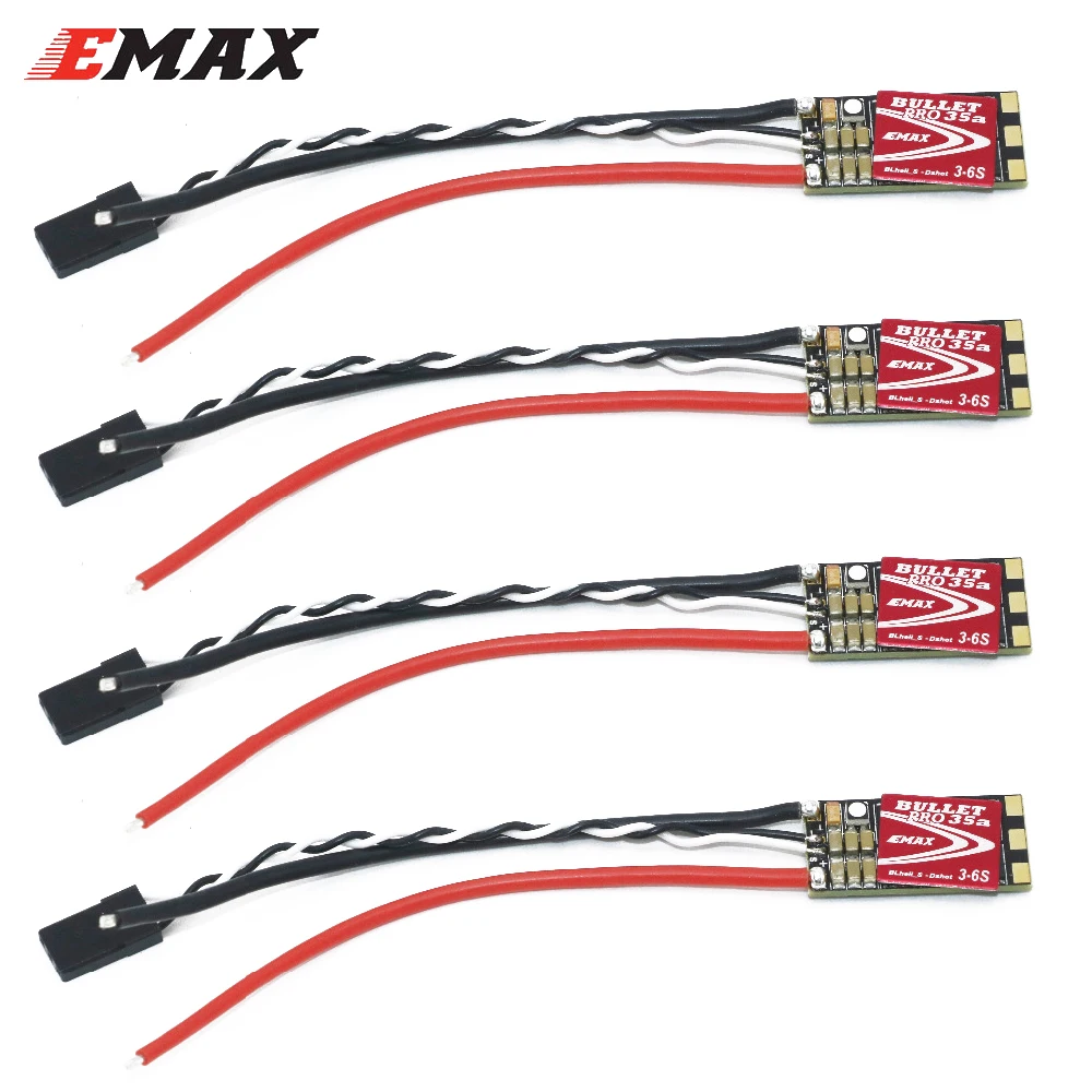 4 компл./лот EMAX пуля Скорость контроллер ESC 6A/12A/15A/20A/30A/35A на возраст от 2 до 6 лет с