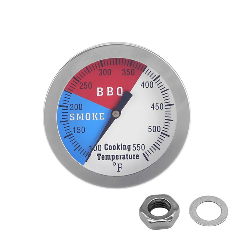 

Stainless Steel Thermometer BBQ Smoker Grill Thermometers 300 Degrees Temperature Gauge Mayitr Barbecue Thermometer