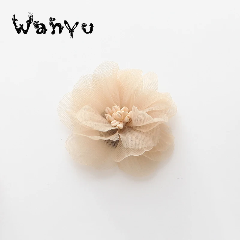 60 шт./упаковка стереоскопические декоративные цветочные аксессуары для волос |