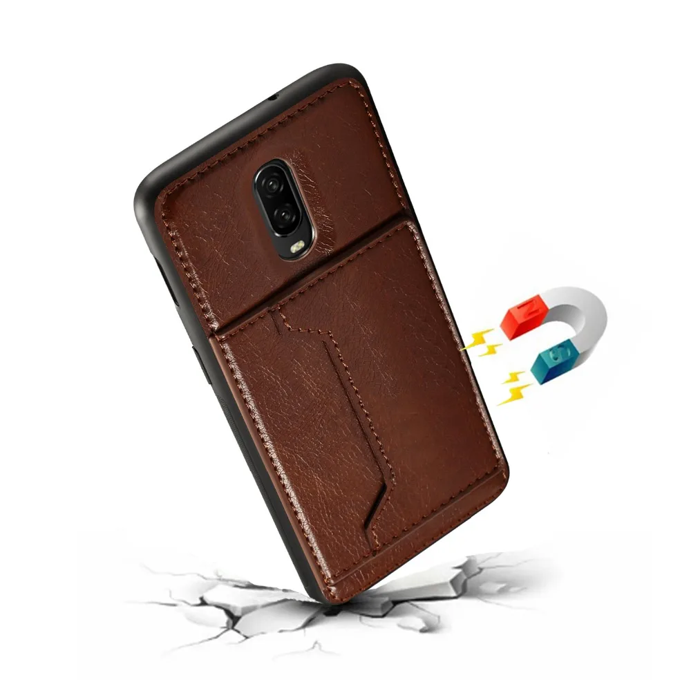 Для OnePlus 6 T 6 5T откидная крышка из искусственной кожи держатель для карт слоты силиконовый чехол-бумажник для One Plus 6 T 5T 7 Pro Oneplus7 чехол для телефона