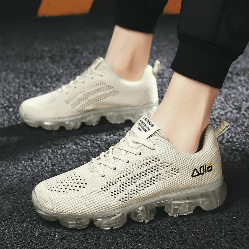 

2019 New spring/summer fashion Leisure Sheos Men Sneakers Casual Shoes Male Lightweight Breathable air mesh flats shoes A261