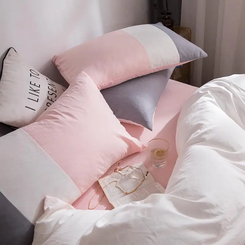 Комплект постельного белья цветной роскошный комплект с простыней