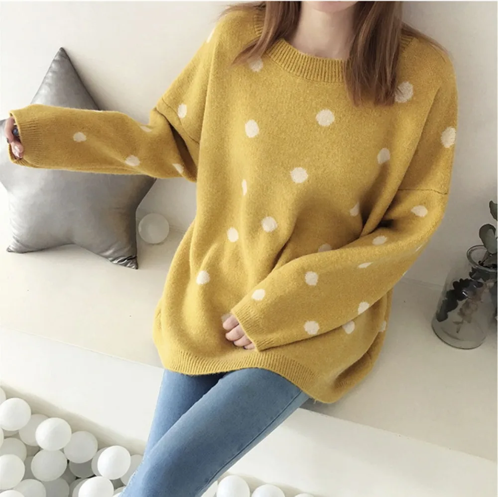 Park Point Pullover Sweater Female Spring And Autumn Loose Tide Wave Bottoming Shirt | Женская одежда