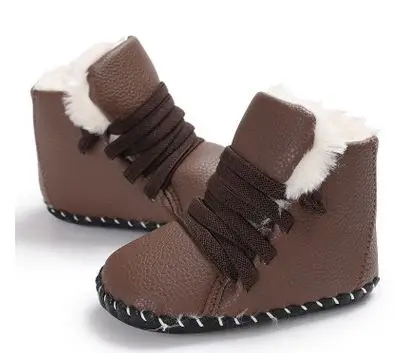 brown Модные детские мокасины из искусственной кожи; обувь на мягкой подошве для маленьких девочек; обувь для мальчиков; обувь для малышей - Цвет: brown