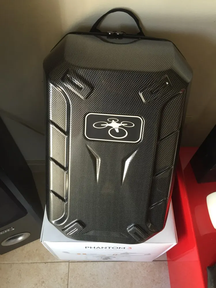 Рюкзак из углеродного волокна сумка для переноски Жесткий Чехол в жестком