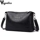Новинка 2022, женские сумки-мессенджеры на двойной молнии, мягкая женская сумка через плечо, дизайнерская женская сумка из искусственной кожи на плечо, женская сумка высокого качества