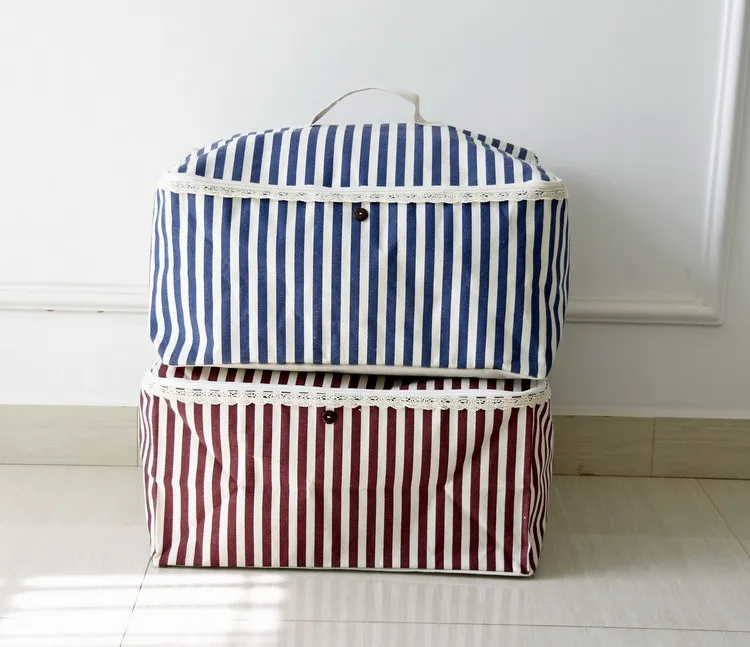 Большая вместительная стеганая сумка на молнии для хранения одеял одежды сумки