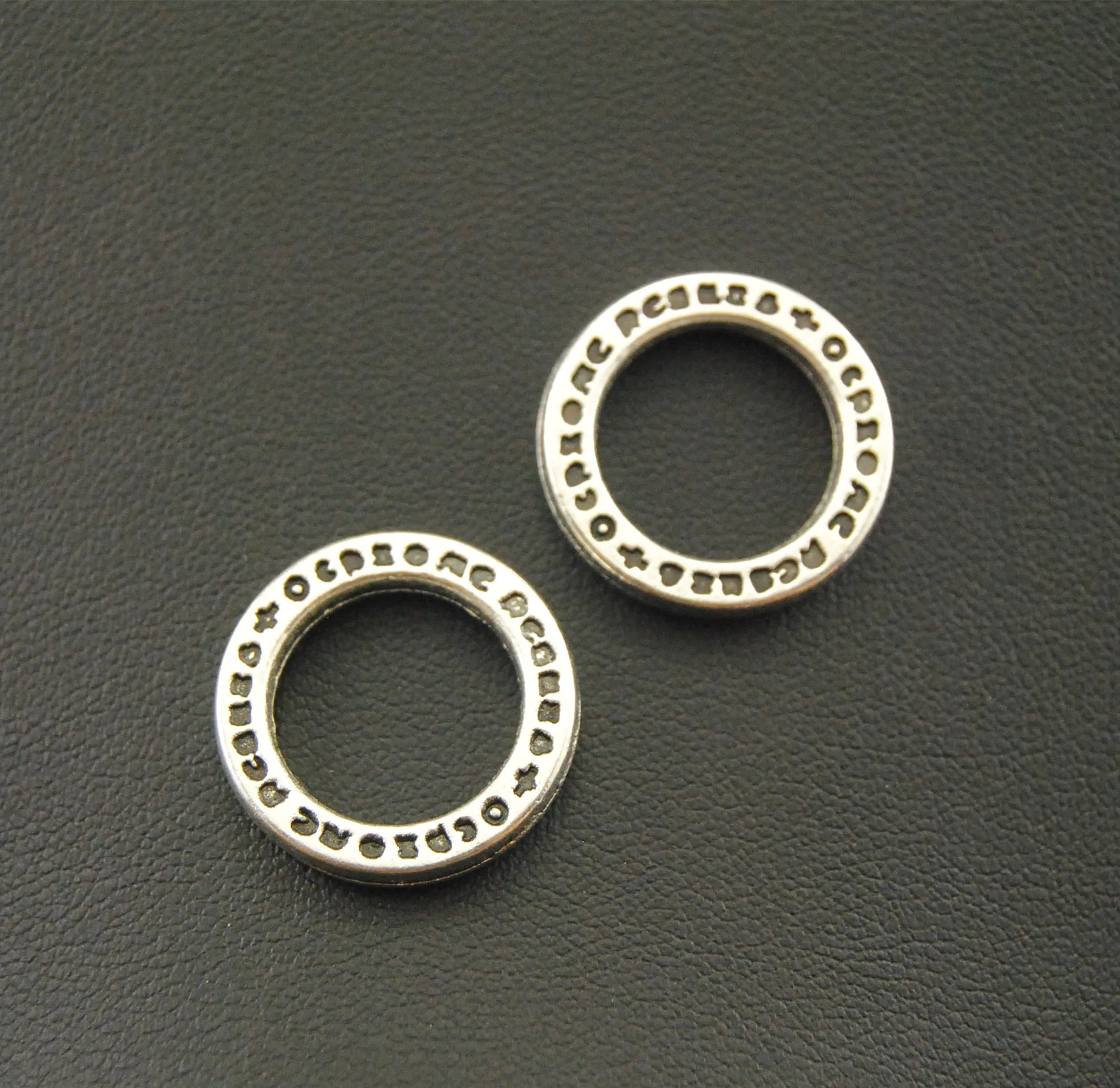 10 шт. круглые соединители для украшений A1141|circle charm|antique tibetancharms jewelry making |