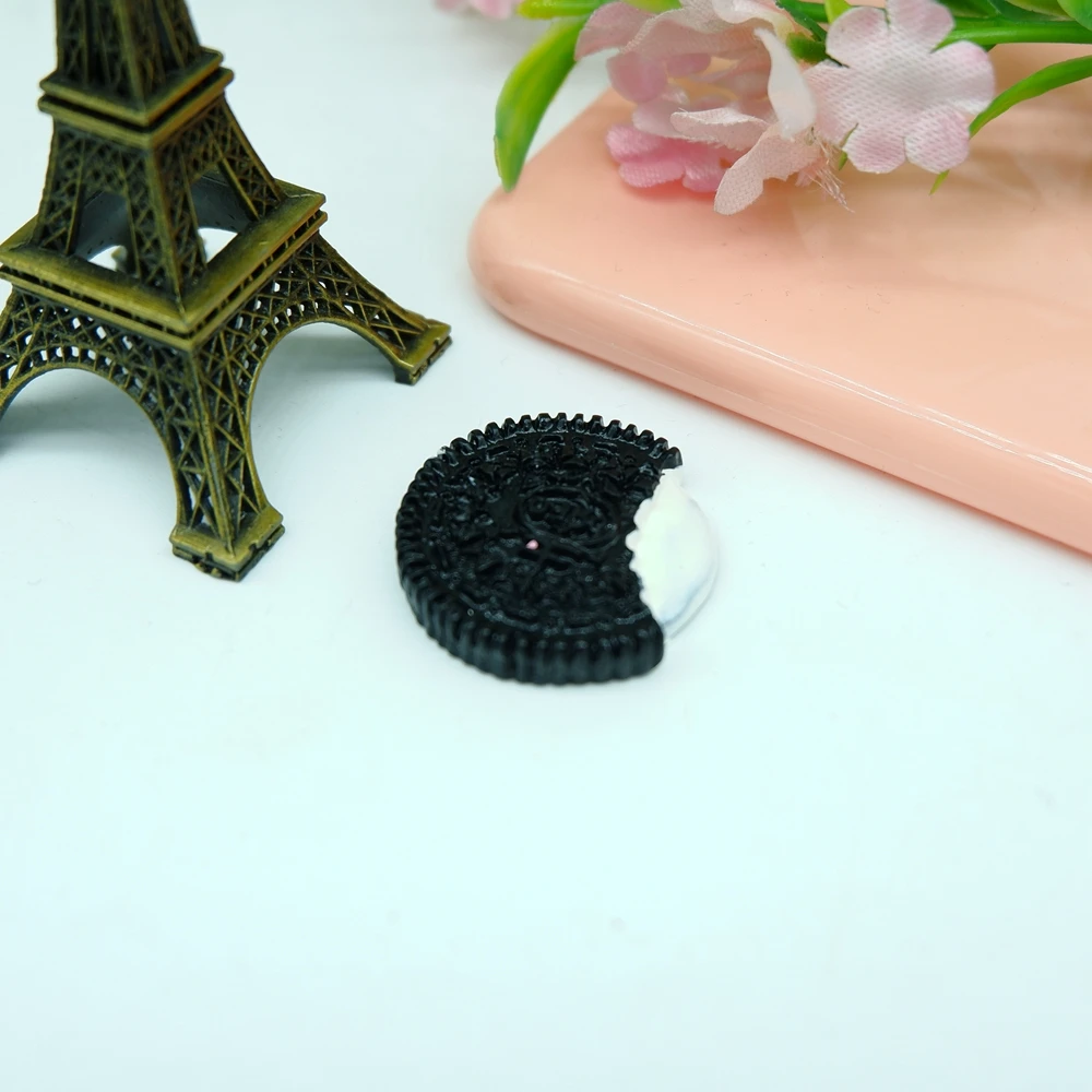 Каваи Багеты Oreo торт картофель фри вишня flatback Кабошон для волос лук diy Телефон