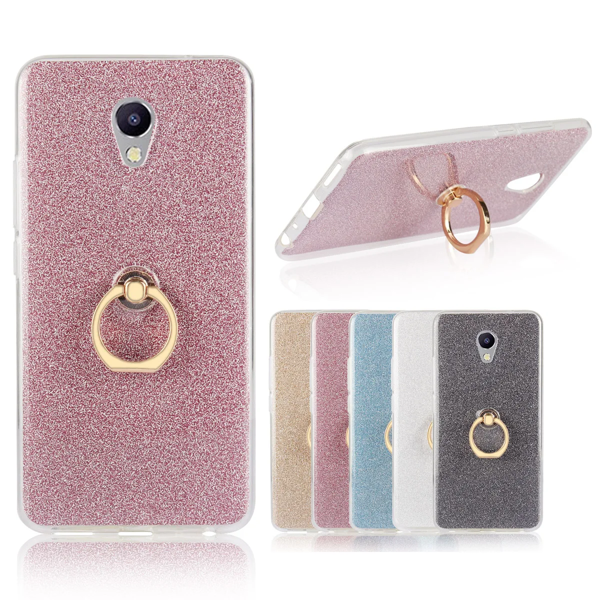 2017 роскошный чехол для Meizu M5 Примечание флэш порошок TPU meilan 5 M621C M621Q M621M палец