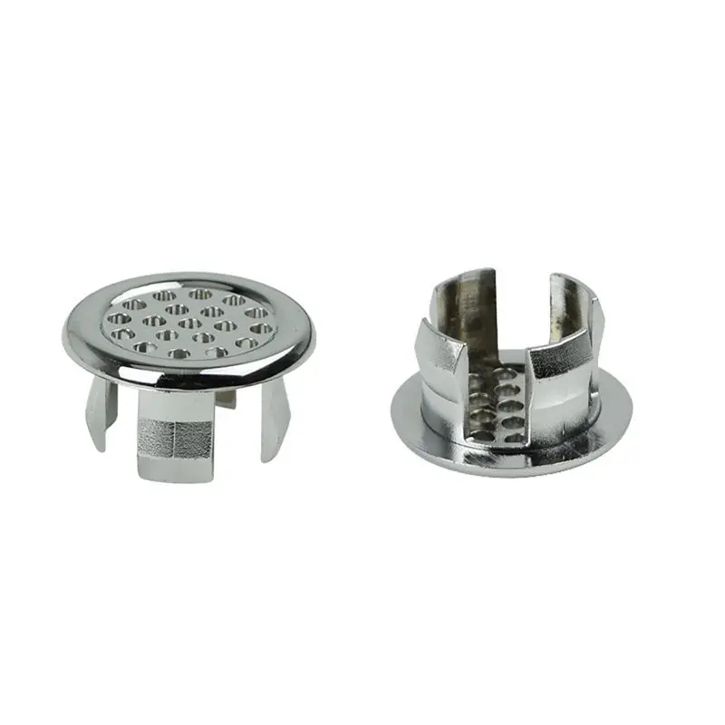 1PC Round Overflow Cover Tidy Trim Chrome Bathroom Basin Sink Spare Replacement Suitable for All Ceramic Pots Ring Gen | Дом и сад