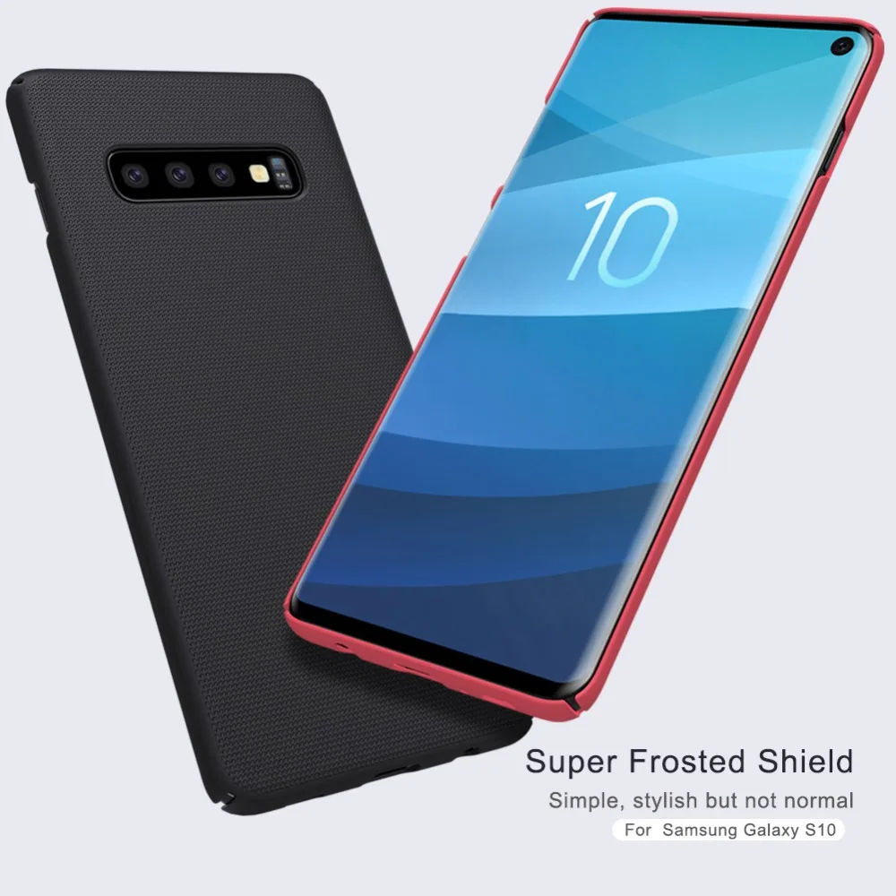 Чехол NILLKIN для Samsung Galaxy S10 Матовый Жесткий чехол накладка из поликарбоната
