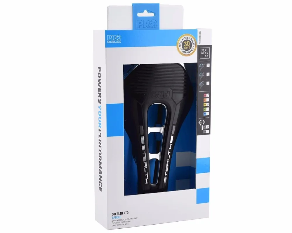 Седло Pro Stealth LTD из нержавеющей стали для дорожного горного велосипеда полые