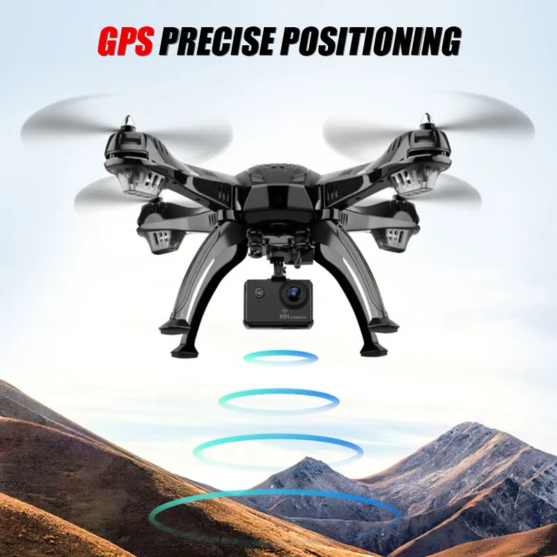 Квадрокоптер с GPS 5G FPV RC Дрон 4K HD широкоугольной камерой 2 км на большие расстояния