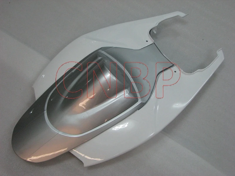 Обтекатели GSX R 750 2006 2007 K6 серебряные из белого пластика обтекатель мотоцикла GSXR750