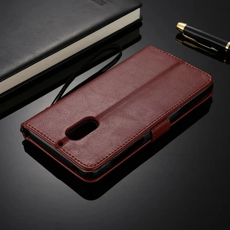 Phone Case For Nokia 6 Flip Cover Wallet Luxury Ultra Thin Card Holder Pouch Nokia6 5.5&quot Leather Holster | Мобильные телефоны и