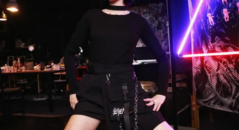 Асимметричные юбки в клетку для девочек школьном стиле Прочные с карманами и