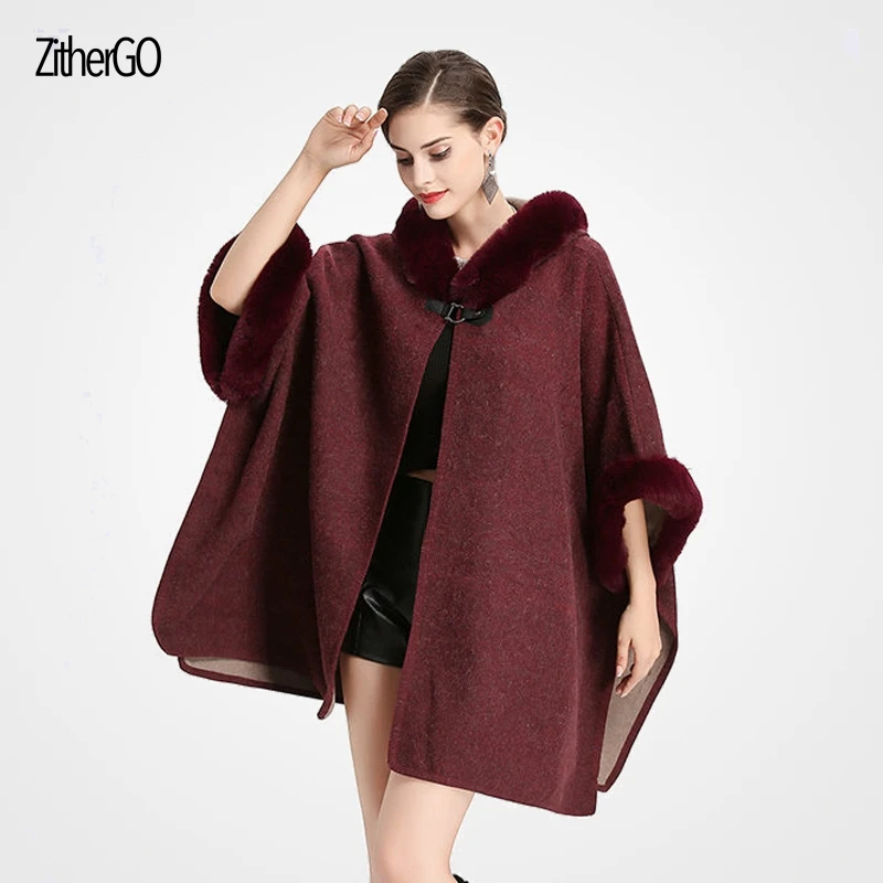 2017 Осень и зима новый женский кардиган с имитацией ястреба кроличьим меховым