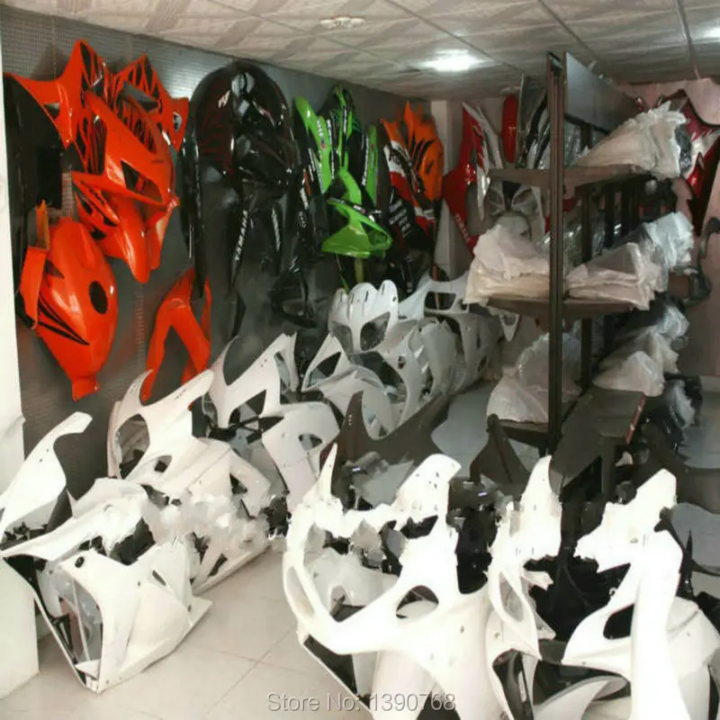 

Hot sale fairing for Honda RVF400R NC35 orange black fairing kit 1994-1998 RVF400 VB04