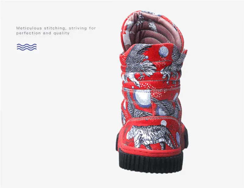 Сезон весна; Botas; панк Hombre; зимние теплые красные мужские ботинки; модные мужские Ботильоны; 7#20/10D50