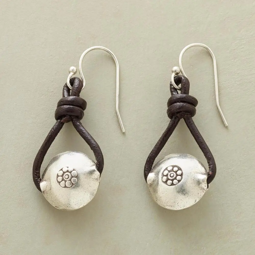 Sterling Silver Pair Женские античные однотонные серебряные серьги-каффы с весенними листьями, уникальные серьги-клипсы для ушей, ювелирные изделия ручной работы для невесты, свадебные подарки - Окраска металла: Sterling Silver Pair